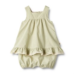 Wheat Dress suit Harriet - Green stripe